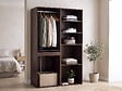 HABITAT ET JARDIN - Kit dressing " Opéra " modulable - 2 éléments - Marron - vignette