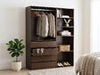 HABITAT ET JARDIN - Kit dressing " Opéra " modulable - 2 éléments - Marron - vignette