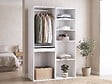 HABITAT ET JARDIN - Kit dressing " Opéra " modulable - 2 éléments - Blanc - vignette