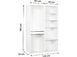 HABITAT ET JARDIN - Kit dressing " Opéra " modulable - 2 éléments - Blanc - vignette