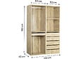 HABITAT ET JARDIN - Kit dressing " Opéra " modulable - 2 éléments - Beige - vignette
