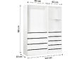 HABITAT ET JARDIN - Kit dressing " Opéra " modulable - 2 éléments - Blanc - vignette