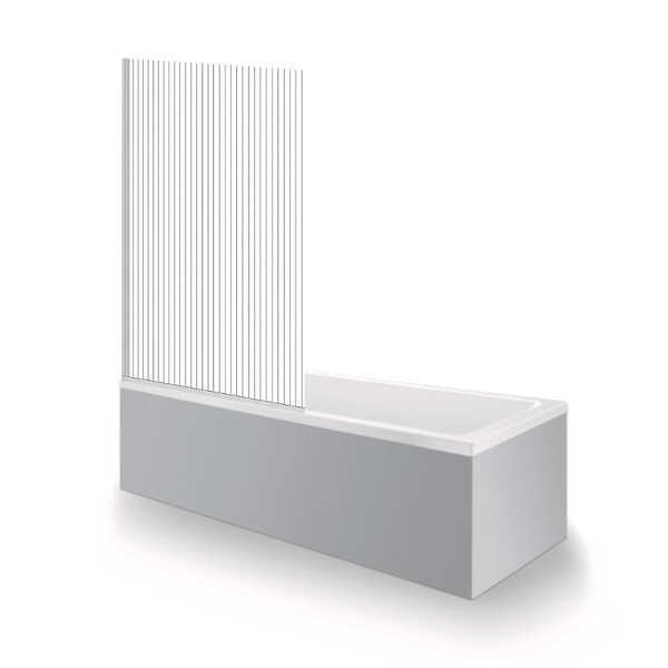 DURAVIT - Baignoire droite 170 X 70 Duravit No.1 + Pare bain AURYS Raywall noir mat version droite - large