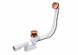 OTITEC - Vidage baignoire avec trop-plein - Bonde cooper brushed - Flexible - vignette