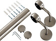 KORDO - Main courante tubulaire - Nickel - D4cm 2m - vignette
