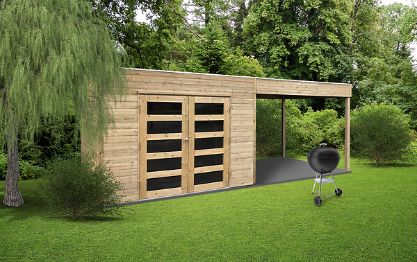 SOLID - Abri de jardin - Bois - 5.37m2 - large