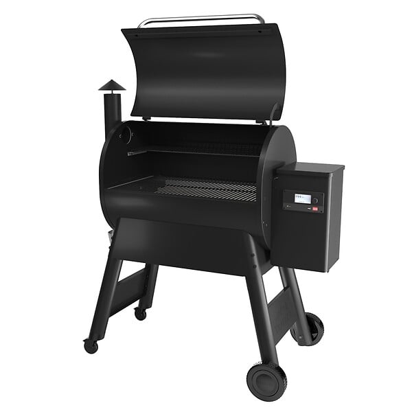TRAEGER - Barbecue pellets connecté fonte émaillée 10.5kW 125x69x140cm Pro 780 - large