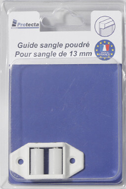 PROTECTA - Guide sangle Blanc 13mm pour volet roulant - large