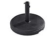 W.HAIRIE - Pied de Parasol rond Grainé 15kg Ciré Noir - vignette