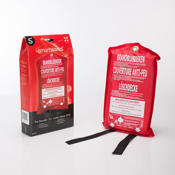 SMARTWARES - Couverture anti-feu 1x1m - large