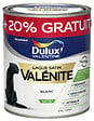 DULUX VALENTINE - Peinture laque Glycéro - Satin - Blanc - 2L + 20% gratuit - vignette