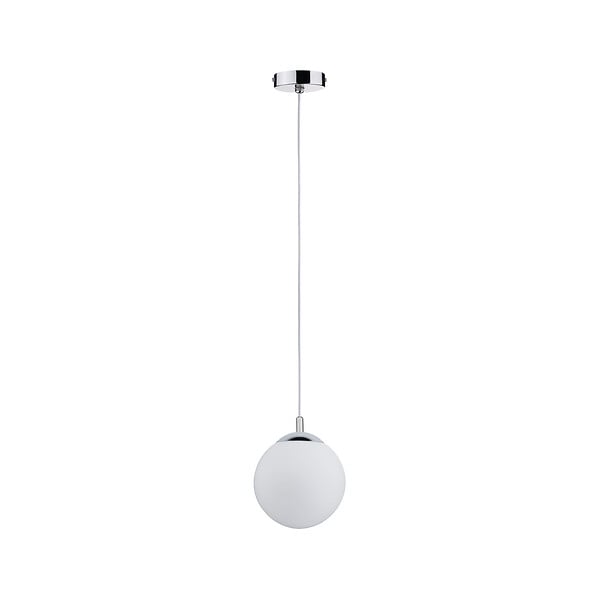 PAULMANN - Suspension Galacta IP44 max 20W E27 Sat-Chrome Verre-Métal - large