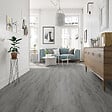 SMARTFLOOR - Lames PVC clipsables Munich - Chêne gris clair - L.1221xl.180xEp.5mm - vignette