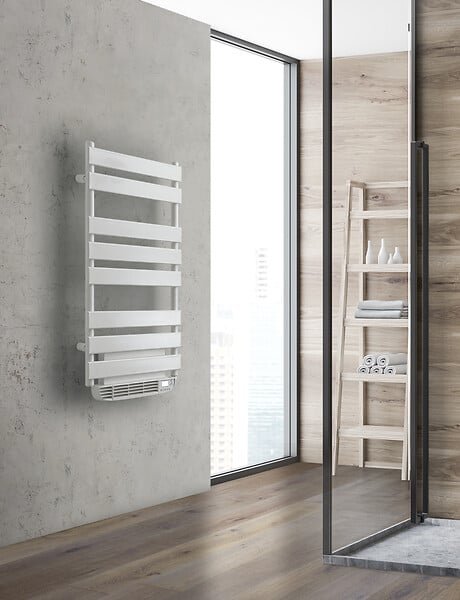 DELTACALOR - sèche-serviettes électrique avec soufflerie - 1500W - large