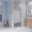 Porte de douche pivotante 4mm sérigraphier - l80xH185cm - vignette