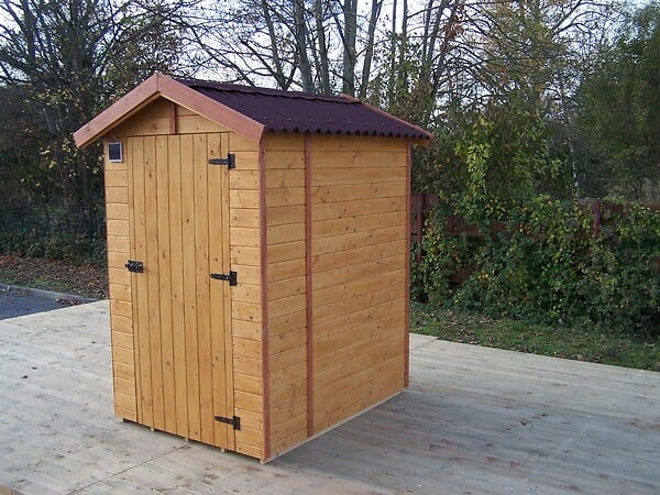 HABRITA - Abri de jardin - Bois - 16mm - 1.35m2 - large