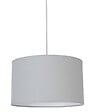 COREP - Suspension cylindrique - Toile coton - Tourterelle - D28xH19cm - vignette