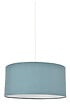 COREP - Suspension cylindrique - Toile coton - Pétrole - D28xH19cm - vignette