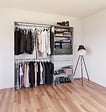 MODE DE VIE - Aménagement de placard avec LED Sophy - Chêne gris - H200xL195cm - vignette