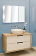 MP GLASS - Armoire de toilette TEMPO 90 - Chrome - vignette