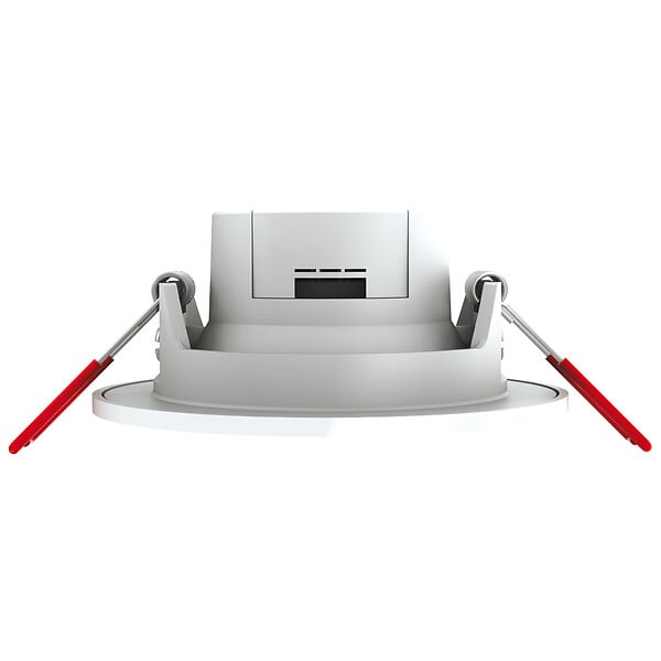 XANLITE - Pack 3 spots LED intégrés encastrables orientables, 5,6W chacun, équivalent 50W, 345 lm, angle 36°, blanc chaud, 2700K, classe énergétique A+, 6 anneaux interchangeables blanc et silver - large