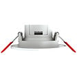 XANLITE - Pack 3 spots LED intégrés encastrables orientables, 5,6W chacun, équivalent 50W, 345 lm, angle 36°, blanc chaud, 2700K, classe énergétique A+, 6 anneaux interchangeables blanc et silver - vignette