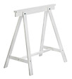 ASTIGARRAGA KIT LINE - Tréteau déco blanc en pin massif 72x70x41cm - vignette