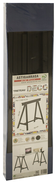 ASTIGARRAGA KIT LINE - Tréteau Deco pin noir - large