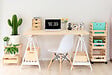 ASTIGARRAGA KIT LINE - Tréteau Architec pin massif Blanc - vignette