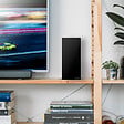 METRONIC - Antenne d'intérieur HD murale 50dB - noire - vignette