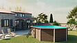 GRE - Piscine composite - Ovale - 5,24x3,86x1,24m - vignette