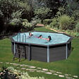 GRE - Piscine composite - Ovale - 5,24x3,86x1,24m - vignette
