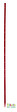 MIKADO - Tuteur Plastique 180cm Rouge Cerise - vignette