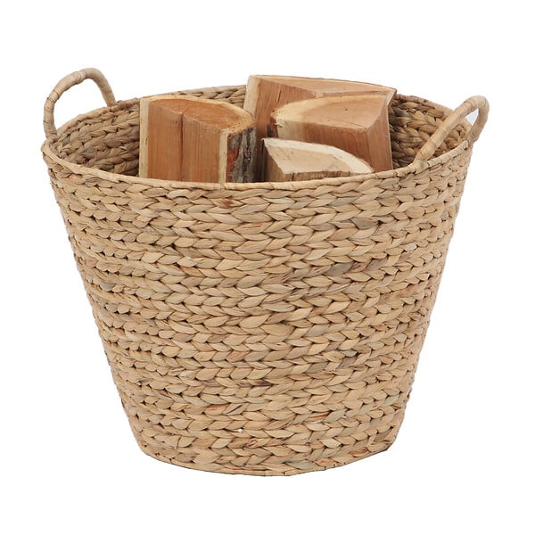 LE MARQUIER - Panier à bûches Pipa - Jacinthe - Naturel - large