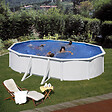 GRE - Piscine en acier - Ovale - L527xH122xP327cm - vignette