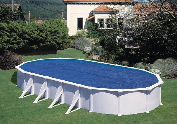 GRE - Bâche été à bulles - Ovale - 7,3x3,75m - large