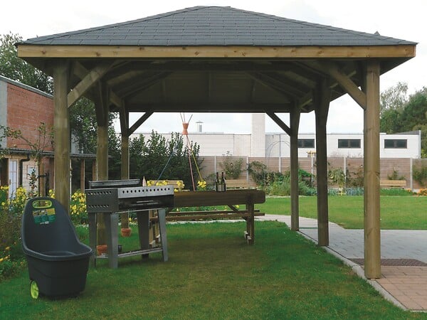 SOLID - Kiosque de jardin - Bois - large