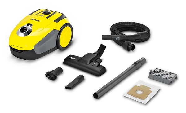 KARCHER - Aspirateur traîneau avec sac V2 - Jaune - large