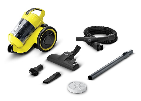 KARCHER - Aspirateur traîneau sans sac VC 3 - Jaune - large