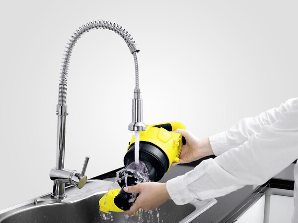KARCHER - Aspirateur traîneau sans sac VC 3 - Jaune - large