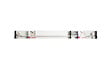 MODE DE VIE - Kit de tringle feuille extensible - Blanc/Doré - 120/210cm - D16/19mm - vignette