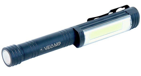 VELAMP - Lampe d'inspection LED 3W avec clip et aimant surpuissant, lampe torch - large