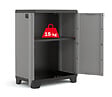 KETER - Armoire basse Stilo - Gris - L68xP39xH90cm - vignette