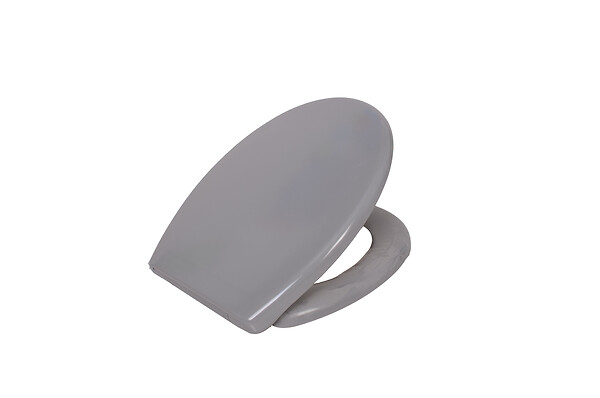 MODE DE VIE - Abattant WC Kilk à fermeture lente - Duroplast - Gris - large