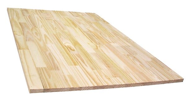 AJ TIMBER - Plateau - Pin rustique - 200x65cm ep 36mm - large