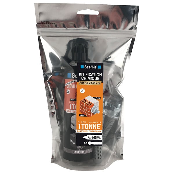 SCELL-IT - Kit scellement chimique 165ml - large