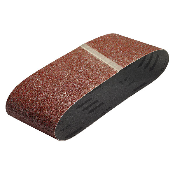 WOLFCRAFT - 3 Bandes abrasives Gr40 75x533mm - large