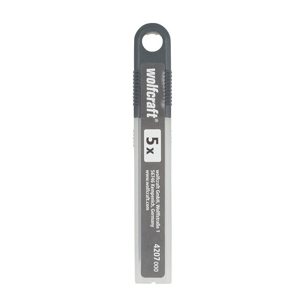 WOLFCRAFT - 5Lames sécables 9mm noires - large