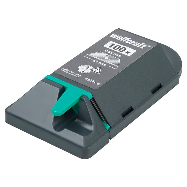 WOLFCRAFT - 100Lames trapèze 0.65x61mm - large