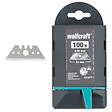 WOLFCRAFT - 100Lames trapèzes Pro 0.65x52mm - vignette
